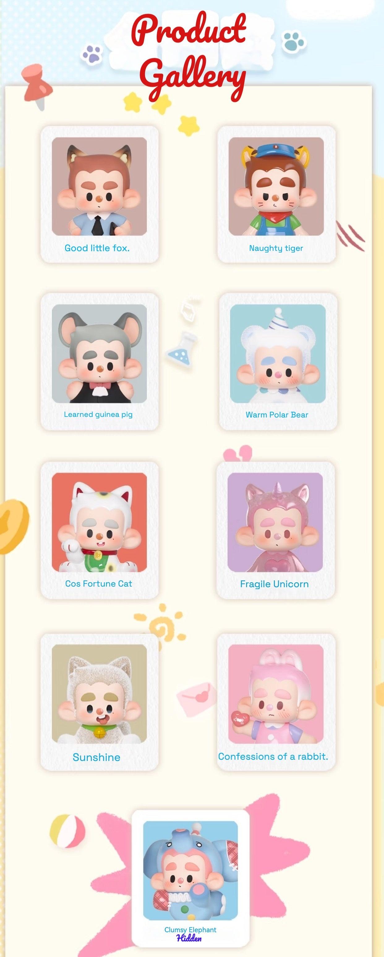 HUROBO "Our Class is a Zoo" Series blind box Figures
